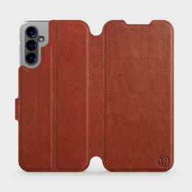 Etui do Samsung Galaxy A14 4G - wzór Brown&Orange