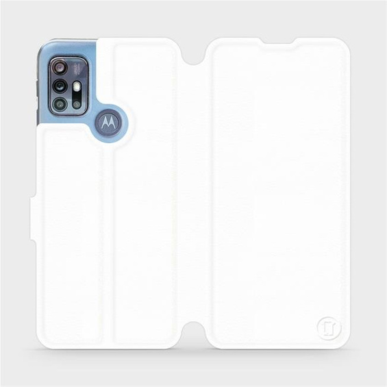 Etui do Motorola Moto G20 - wzór White&Orange