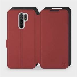 Etui Soft Touch do Xiaomi Redmi 9 - wzór Zachodząca czerwień z czernią
