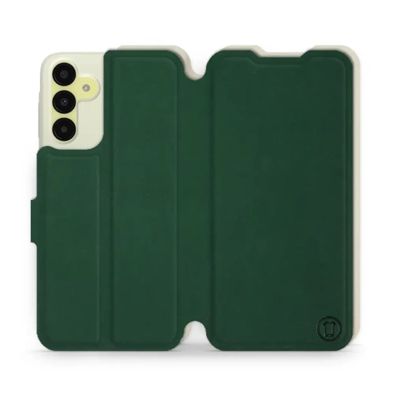 Etui Soft Touch do Samsung Galaxy M15 5G - wzór Miejska zieleń z platyną