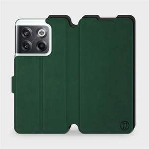 Etui Soft Touch do OnePlus 10T - wzór Miejska zieleń z czernią