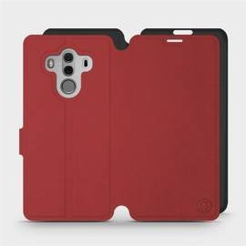 Etui Soft Touch do Huawei Mate 10 Pro - wzór Zachodząca czerwień z czernią
