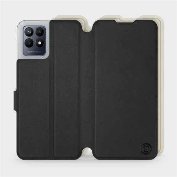 Etui Soft Touch do Realme Narzo 50 - wzór Satynowa czerń z platyną