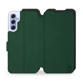 Etui Soft Touch do Samsung Galaxy A34 5G - wzór Miejska zieleń z czernią