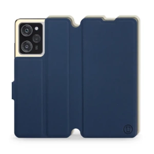 Etui Soft Touch do Xiaomi POCO X5 Pro 5G - wzór Głęboki granat z platyną