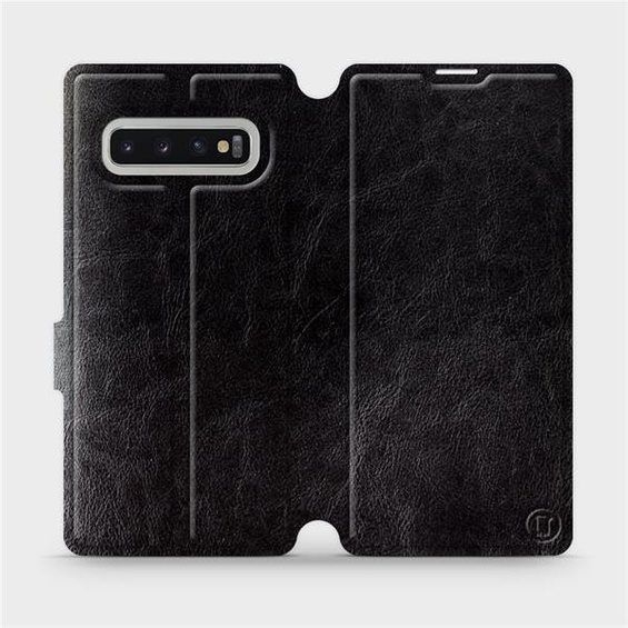 Etui do Samsung Galaxy S10 Plus - wzór Black&Orange