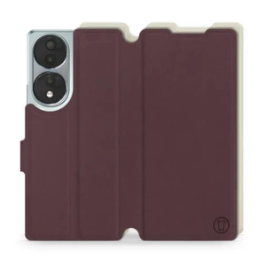 Etui Soft Touch do Huawei Honor 70 - wzór Matowy burgund z platyną