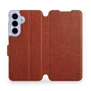 Etui do Samsung Galaxy S25 FE 5G - wzór Brown&Orange