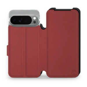Etui Soft Touch do Google Pixel 10 Pro XL - wzór Zachodząca czerwień z czernią
