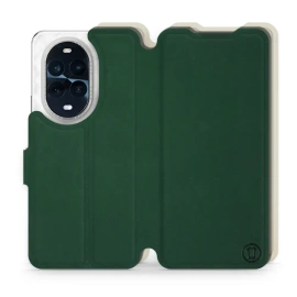 Etui Soft Touch do Huawei Nova 13 Pro - wzór Miejska zieleń z platyną