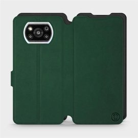 Etui Soft Touch do Xiaomi POCO X3 Pro - wzór Miejska zieleń z czernią