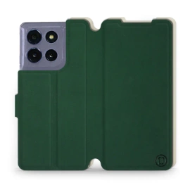 Etui Soft Touch do Motorola Moto G86 5G - wzór Miejska zieleń z platyną