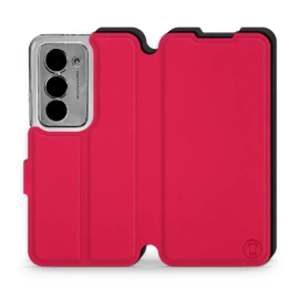 Etui Soft Touch do Xiaomi Redmi 15 - wzór Żywa czerwień z czernią
