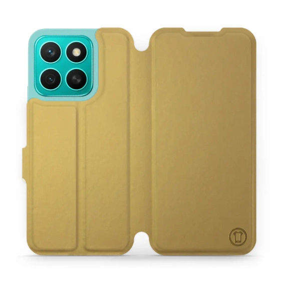 Etui do Huawei Honor X8c - wzór Gold&Orange