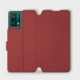 Etui Soft Touch do Realme 9 Pro - wzór Zachodząca czerwień z platyną