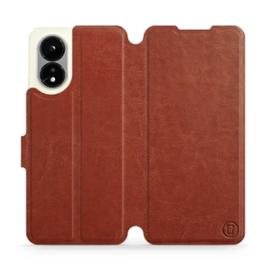 Etui do OPPO A38 - wzór Brown&Orange
