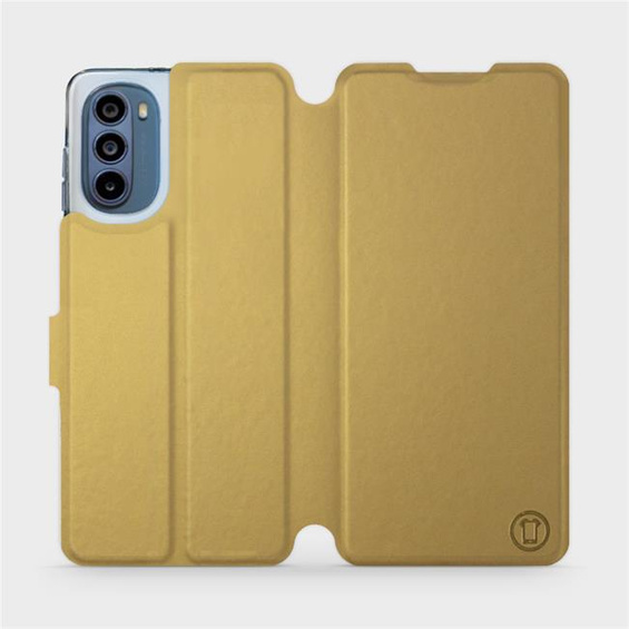 Etui do Motorola Moto G62 5G - wzór Gold&Gray