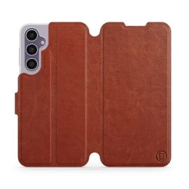 Etui do Samsung Galaxy S23 FE - wzór Brown&Gray