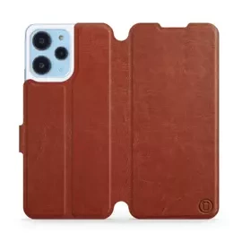 Etui do Xiaomi Redmi 12 - wzór Brown&Orange