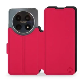 Etui Soft Touch do Huawei Nova 12i - wzór Żywa czerwień z czernią