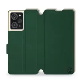 Etui Soft Touch do Xiaomi POCO X5 Pro 5G - wzór Miejska zieleń z platyną