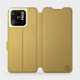 Etui do Xiaomi POCO C40 - wzór Gold&Gray