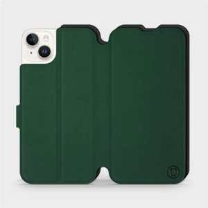 Etui Soft Touch do Apple iPhone 14 Plus - wzór Miejska zieleń z czernią