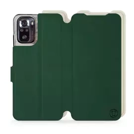 Etui Soft Touch do Xiaomi POCO M5s - wzór Miejska zieleń z platyną