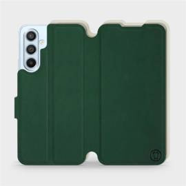 Etui Soft Touch do Samsung Galaxy A54 - wzór Miejska zieleń z platyną