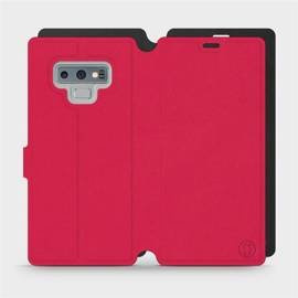 Etui Soft Touch do Samsung Galaxy Note 9 - wzór Żywa czerwień z czernią