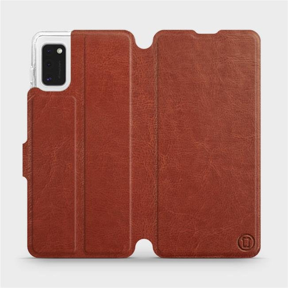 Etui do Samsung Galaxy A41 - wzór Brown&Gray