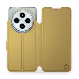 Etui do Xiaomi POCO C75 - wzór Gold&Orange