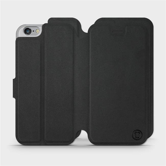 Etui Soft Touch do Apple iPhone 6s - wzór Satynowa czerń
