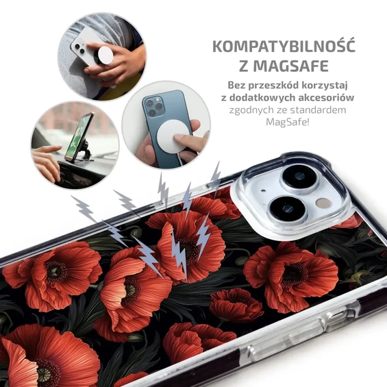 Etui MagSafe Elite Bumper Apple iPhone 15 Pro - wzór D006D