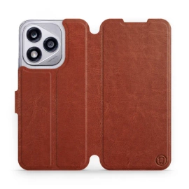 Etui do Huawei Honor 400 Lite - wzór Brown&Orange