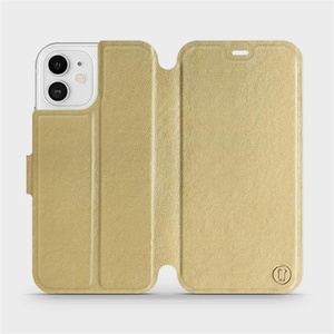 Etui do Apple iPhone 12 - wzór Gold&Gray