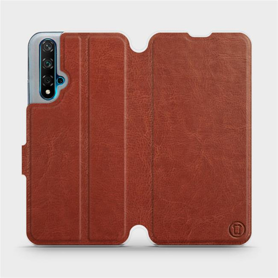Etui do Huawei Nova 5T - wzór Brown&Gray