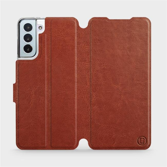Etui do Samsung Galaxy S21 Plus - wzór Brown&Orange