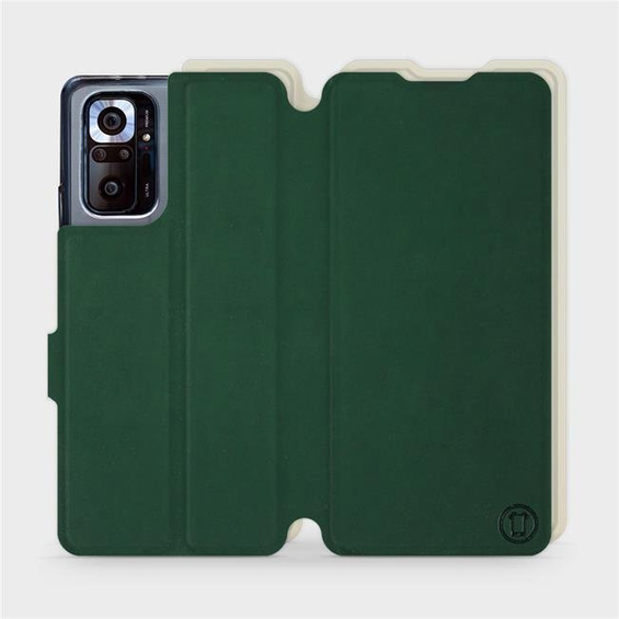 Etui Soft Touch do Xiaomi Redmi Note 10 Pro - wzór Miejska zieleń z platyną