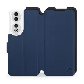 Etui Soft Touch do Huawei Honor 90 - wzór Głęboki granat z czernią