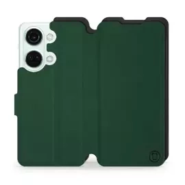 Etui Soft Touch do OnePlus Nord 3 5G - wzór Miejska zieleń z czernią