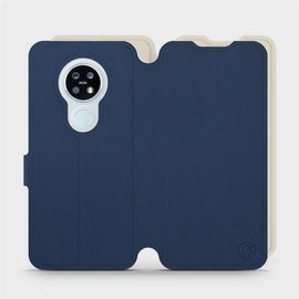 Etui Soft Touch do Nokia 6.2 - wzór Głęboki granat z platyną