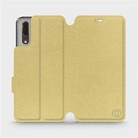Etui do Huawei P20 - wzór Gold&Orange