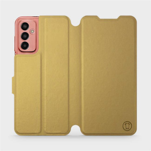Etui do Samsung Galaxy M13 - wzór Gold&Orange