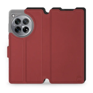 Etui Soft Touch do OnePlus 12R - wzór Zachodząca czerwień z czernią