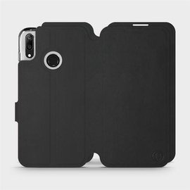 Etui Soft Touch do Huawei Y7 2019 - wzór Satynowa czerń