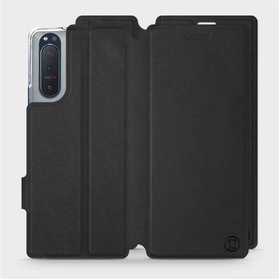 Etui Soft Touch do Sony Xperia 5 II - wzór Satynowa czerń