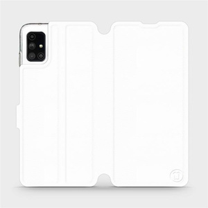 Etui do Samsung Galaxy M51 - wzór White&Orange