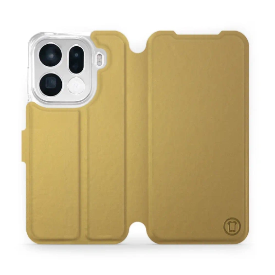 Etui do OPPO Find X9 pro - wzór Gold&Orange