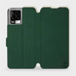 Etui Soft Touch do Realme 8 Pro - wzór Miejska zieleń z platyną